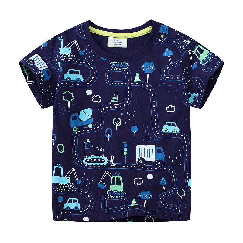 Jungen T-Shirt mit aufregendem Baustellen-Design Drune