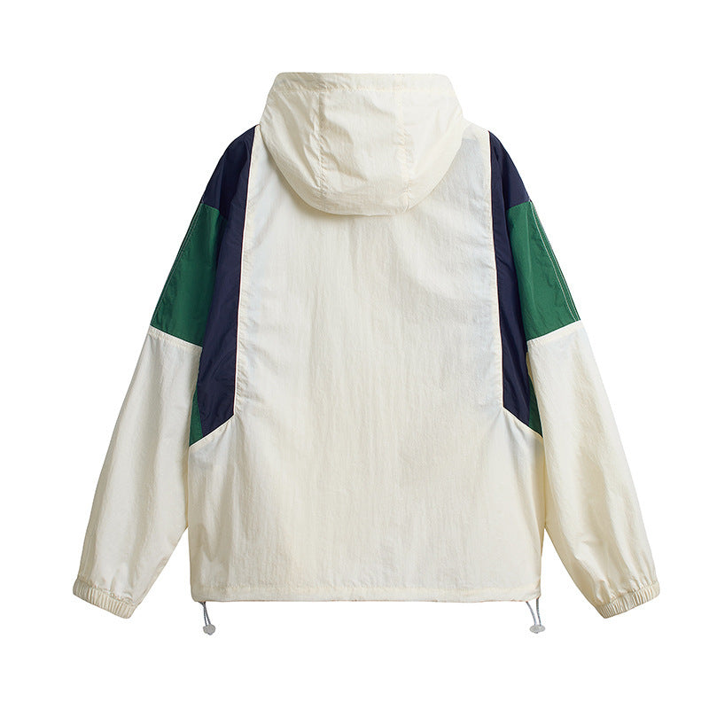 Damen Sportliche Windbreaker-Jacke Drune