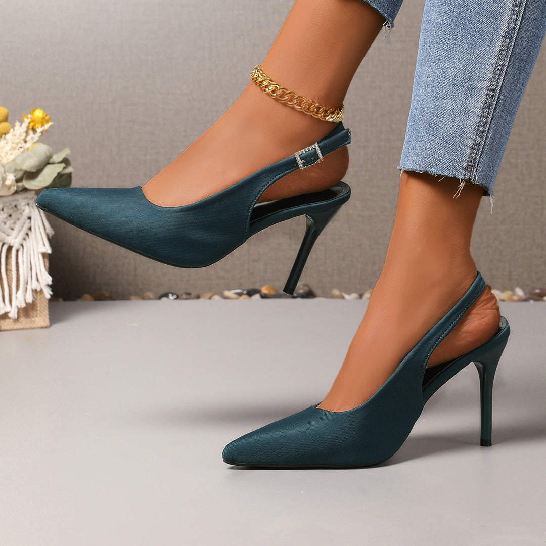 Damen Slingback-Pumps mit elegantem Metallriemen Drune
