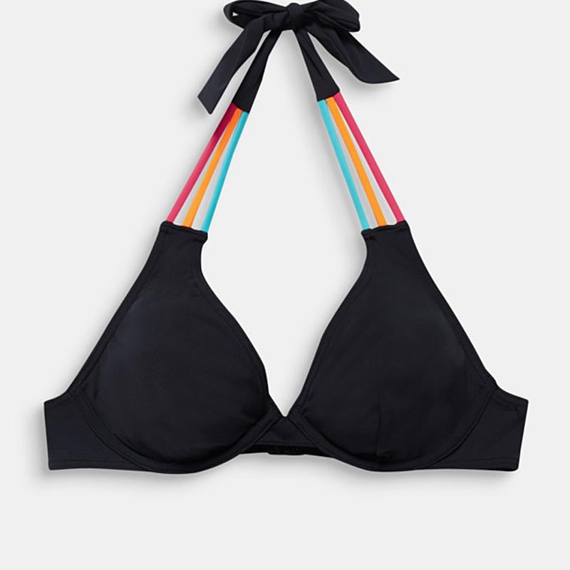 Damen Triangel-Bikini mit bunten verstellbaren Trägern Drune