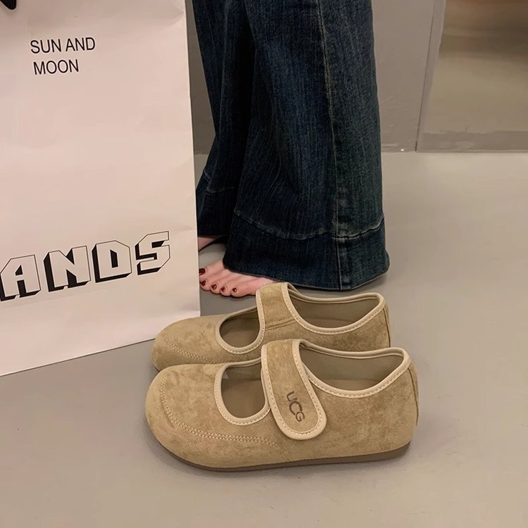 Damen Komfortable Mary Jane Schuhe Drune