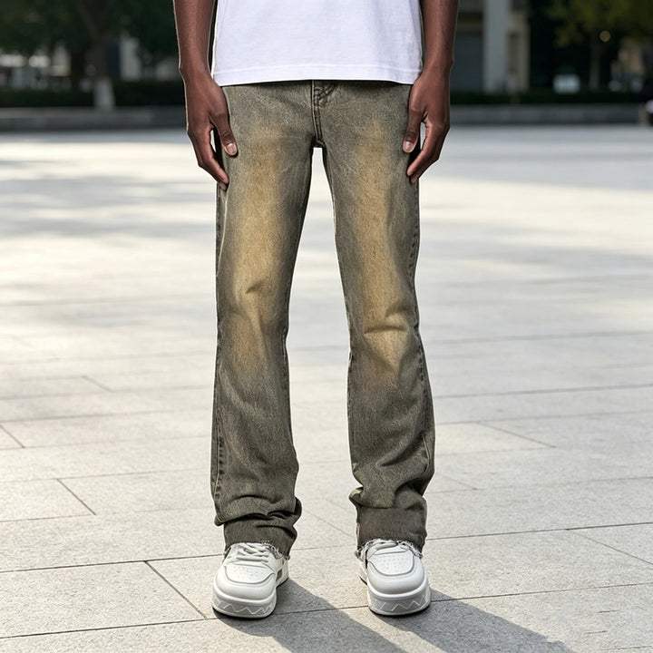 Herren Klassische Slim Fit Jeans Drune