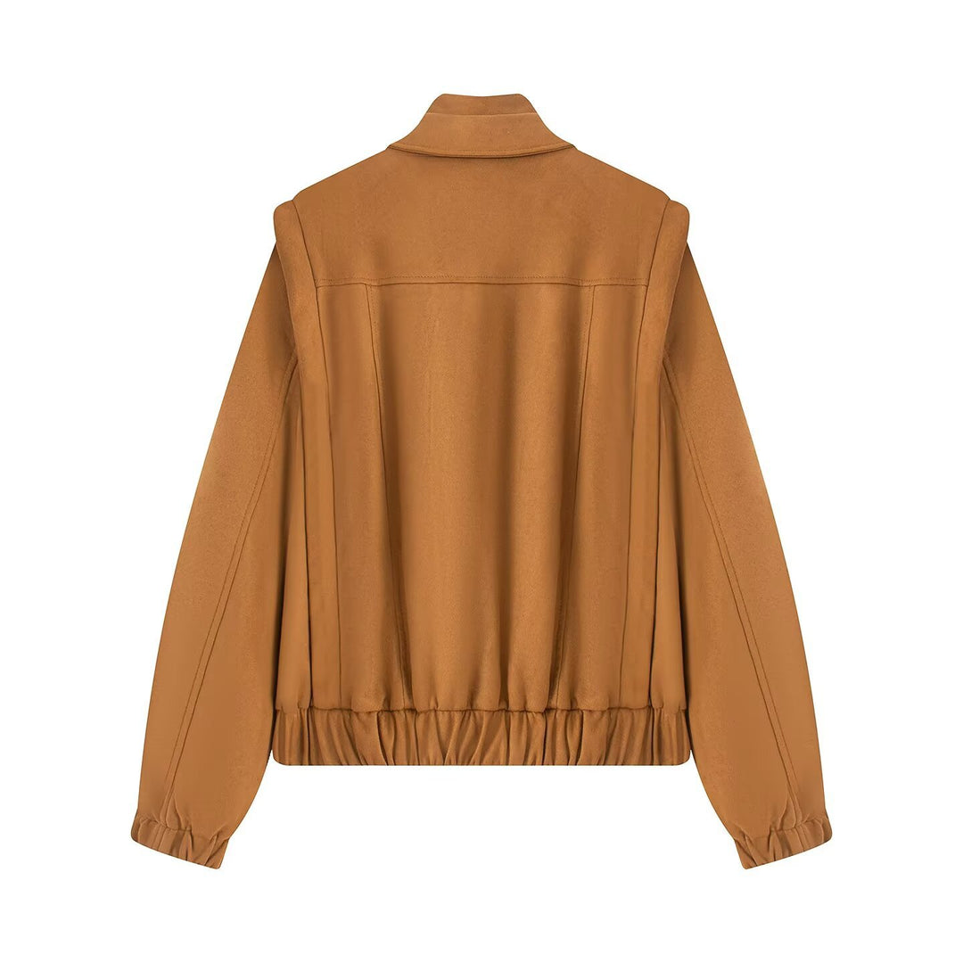 Damen modische Übergangsjacke mit asymmetrischem Schnitt Drune