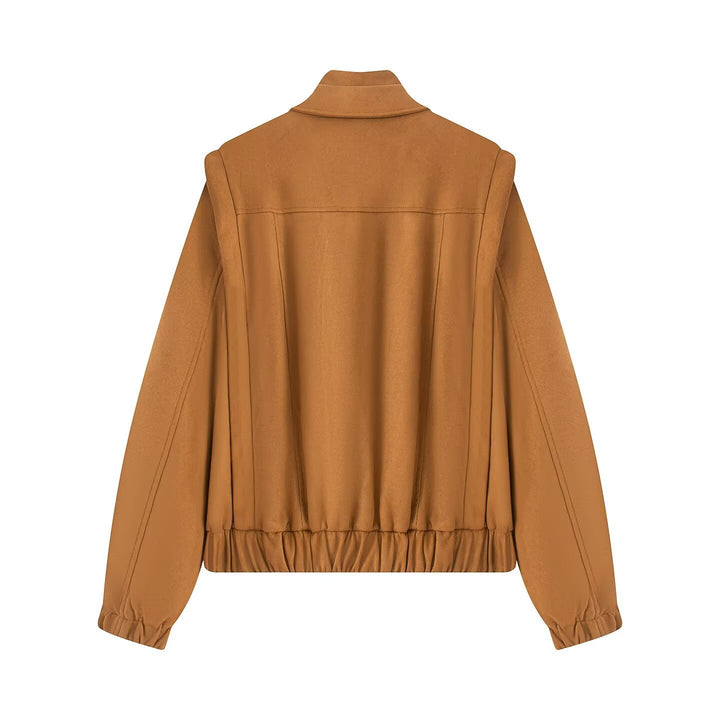Damen modische Übergangsjacke mit asymmetrischem Schnitt Drune