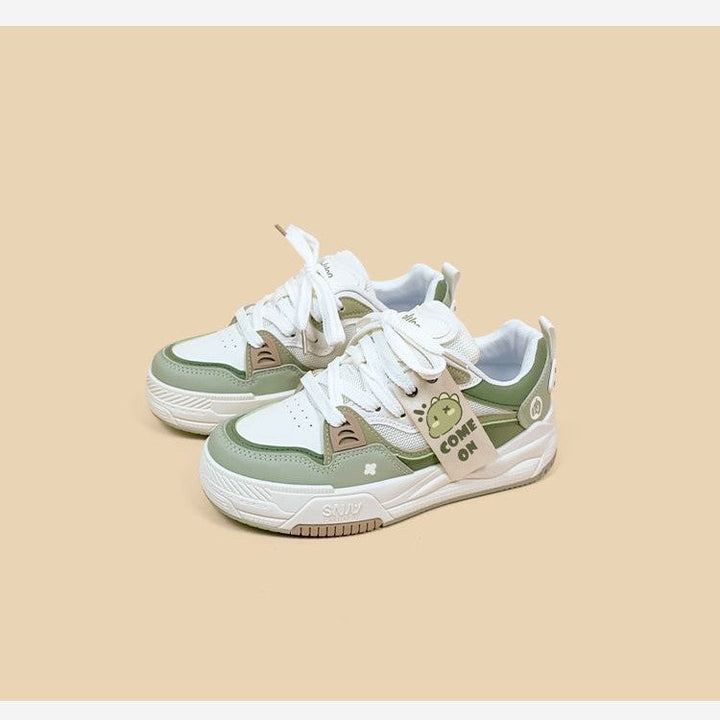 Damen sportliche Sneaker mit trendigem Design und atmungsaktivem Obermaterial Drune