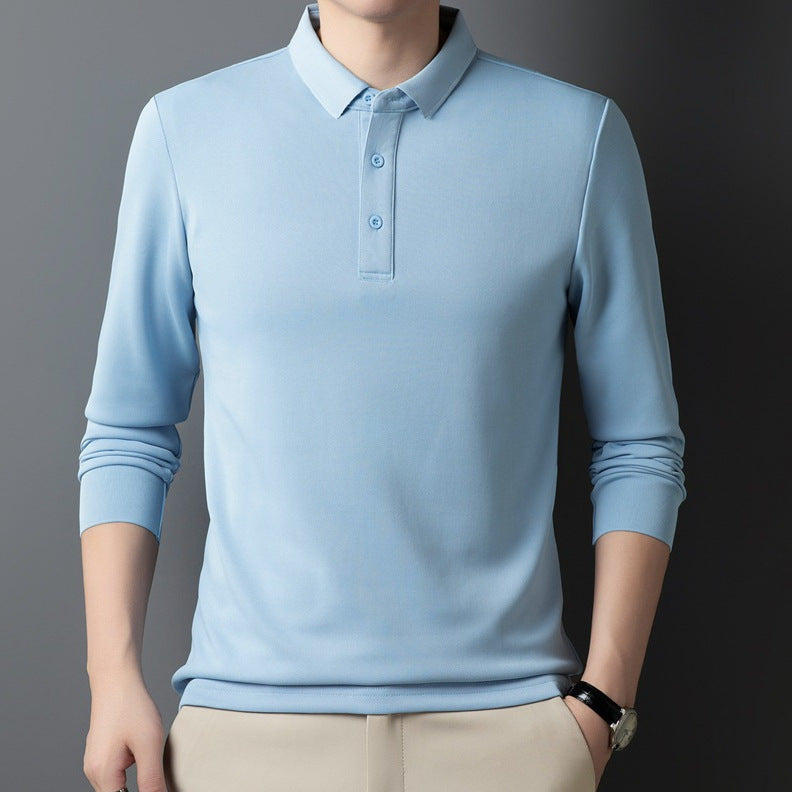Damen Poloshirt mit langem Arm und Knopfdetails Drune