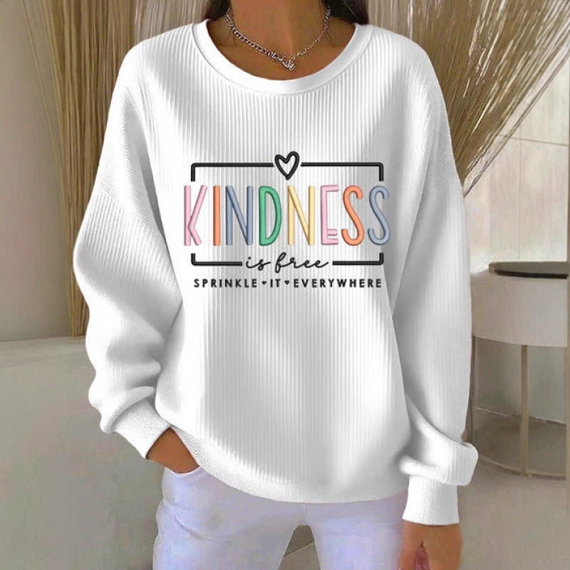 Damen Gemütlicher Sweatpullover mit einzigartigem Design Drune