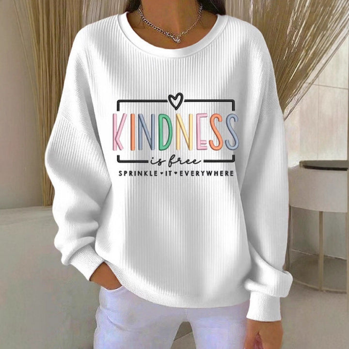 Damen Gemütlicher Sweatpullover mit einzigartigem Design Drune