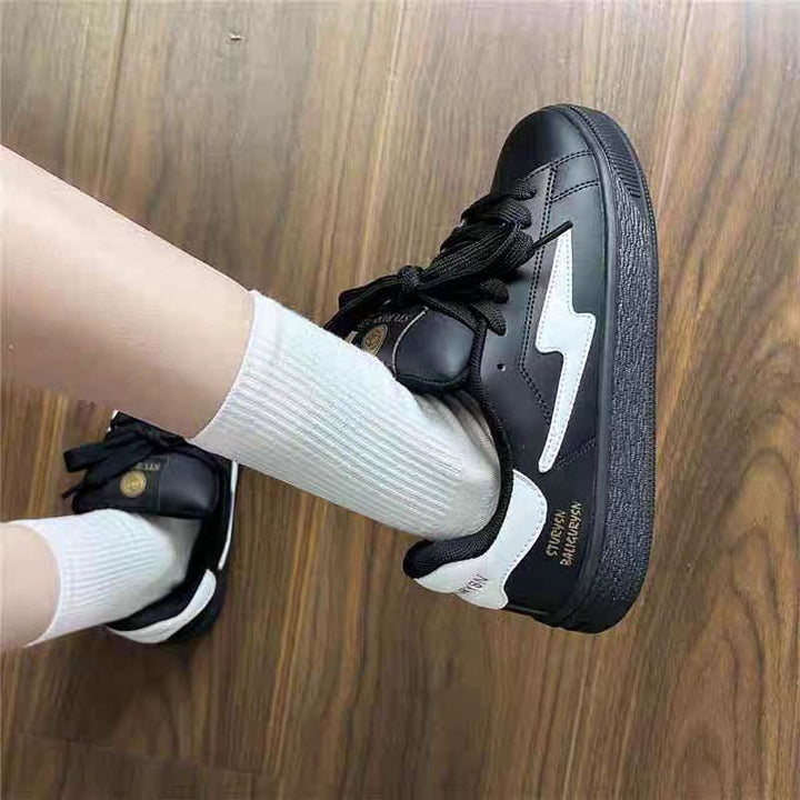 Damen Sportliche Sneakers mit verstellbarem Klettverschluss und gepolsterter Innensohle Drune