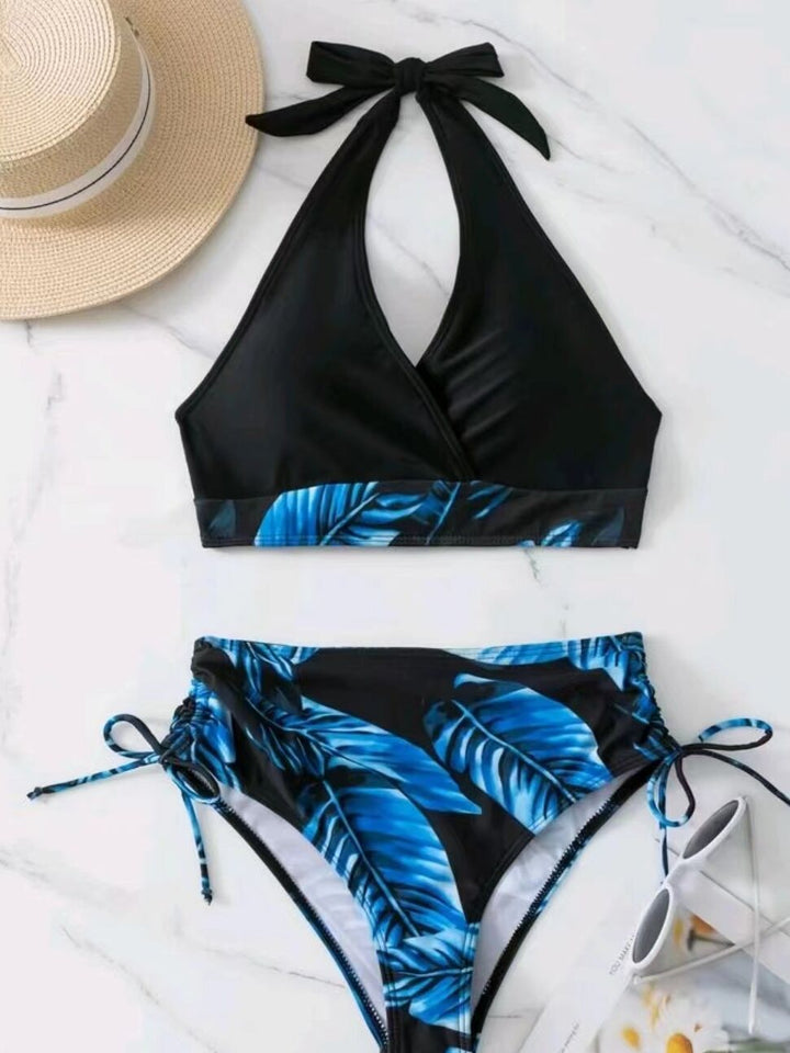Damen Bikiniset mit raffiniertem Wickeloberteil und verstellbaren Seiten Drune