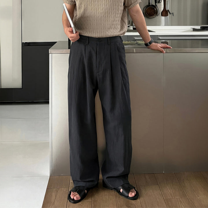 Herren Elegante und bequeme Leinenhose Drune