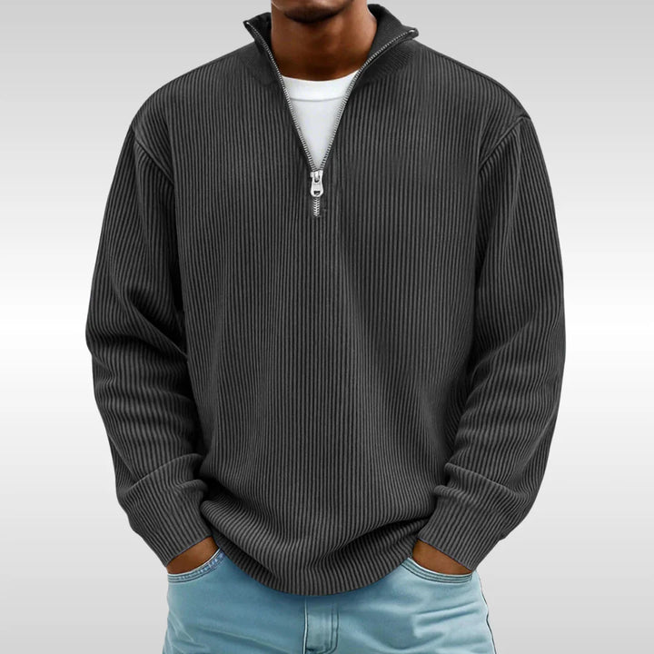 Herren Modischer Zip-Pullover