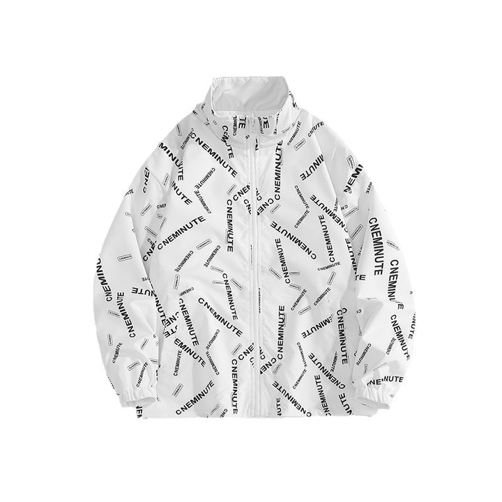 Damen leichte Windbreaker Jacke Drune