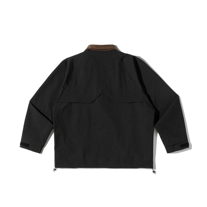 Herren Fieldjacke im Parka‑Stil mit Cordkragen und Utility‑Details Drune