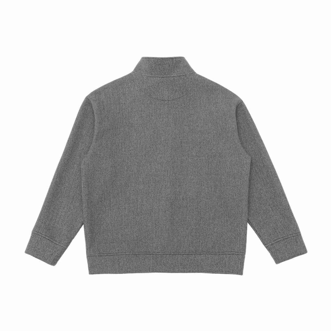 Herren Wollmischung-Überjacke mit Stehkragen und durchgehender Knopfleiste Drune