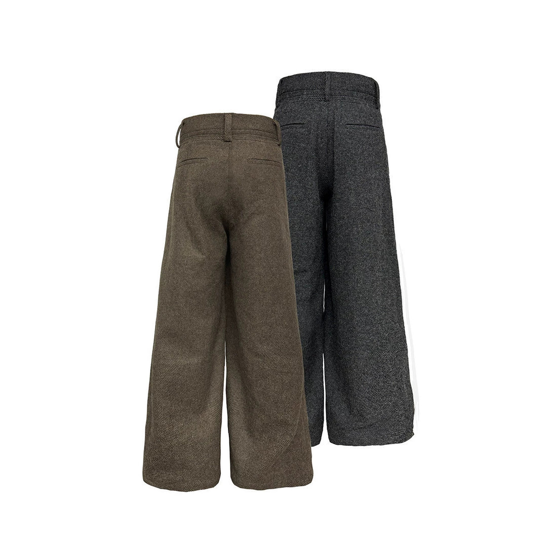 Damen Weitgeschnittene Wollhose Drune
