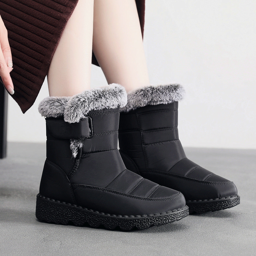 Damen Winterstiefel mit warmem Futter Drune