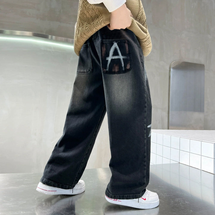 Herren weite Jeans Drune
