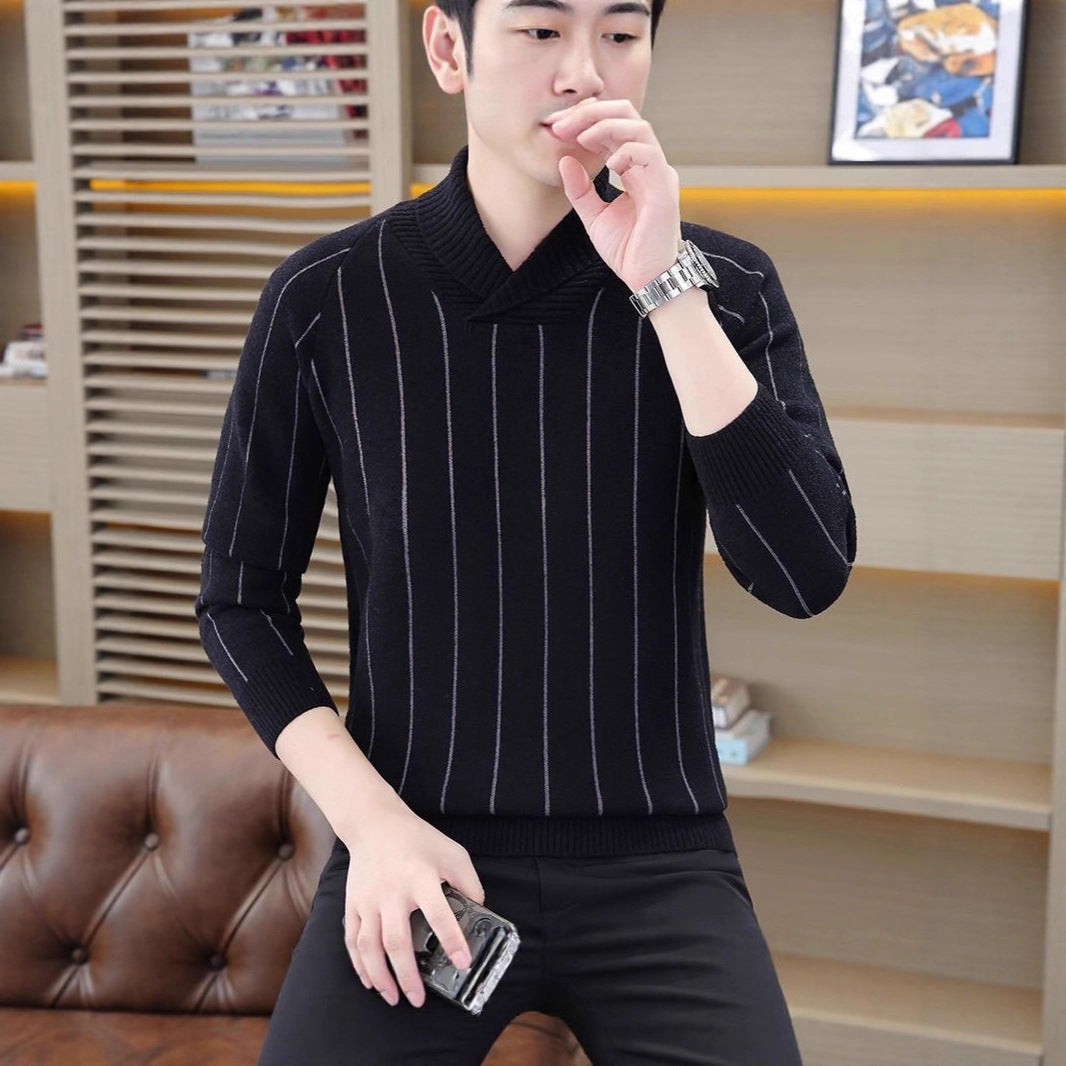 Herren Eleganter Feinstrickpullover Drune
