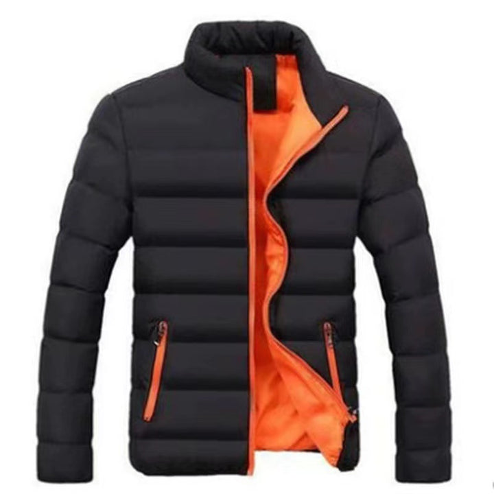 Herren nan gesteppte Thermojacke mit hohem Stehkragen und wasserabweisender Außenhülle Drune