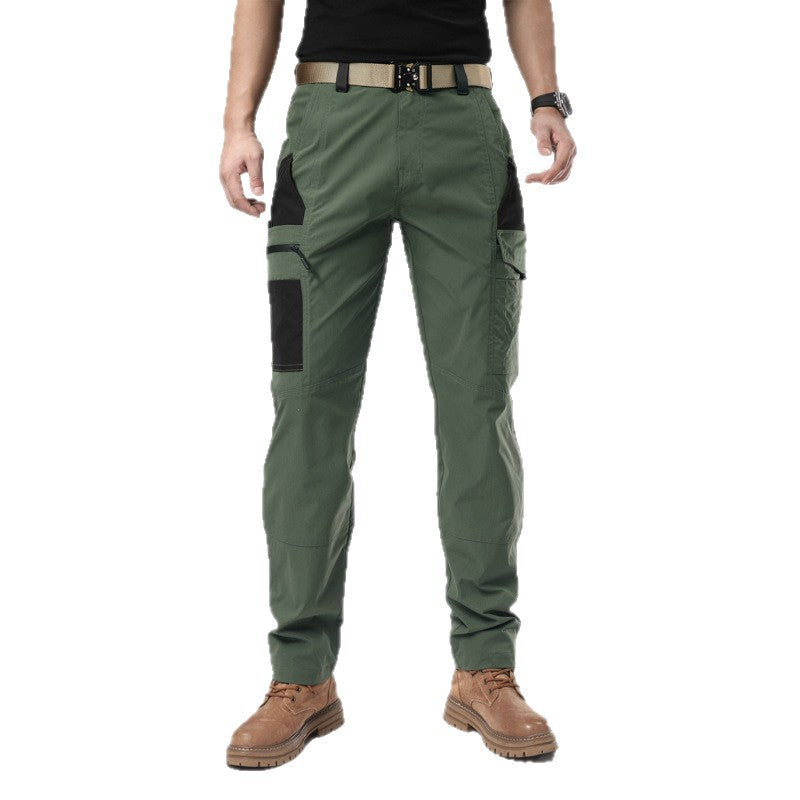 Herren Technische Cargo-Arbeitshose mit verstärkten Kniepatches und Multifachtaschen Drune