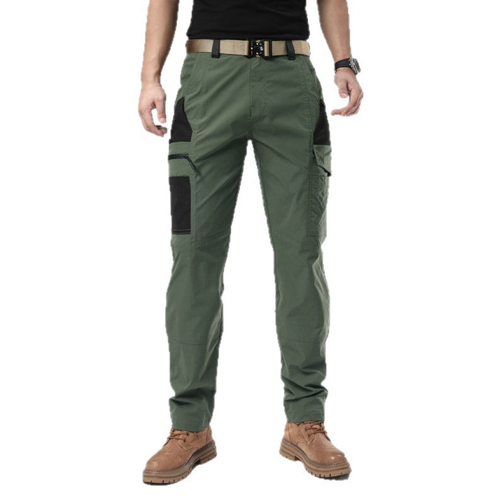 Herren Technische Cargo-Arbeitshose mit verstärkten Kniepatches und Multifachtaschen Drune