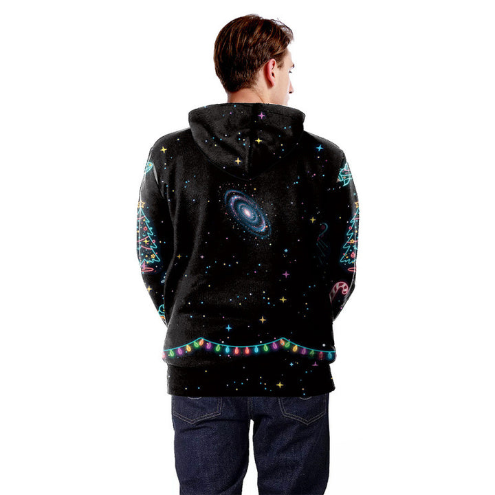 Damen Lustiger Weihnachts-Kapuzenpullover Drune