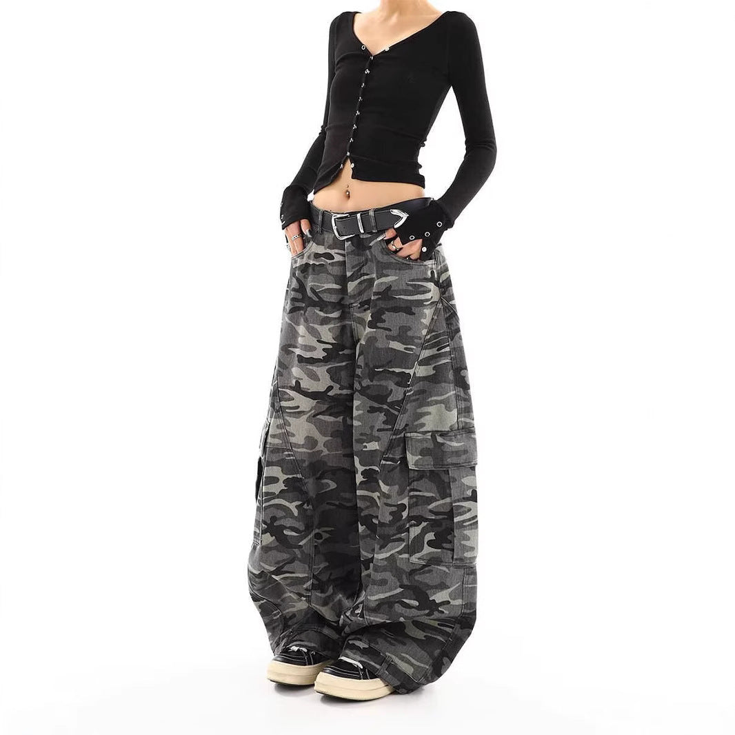 Herren Cargo-Hose im Camouflage-Design Drune