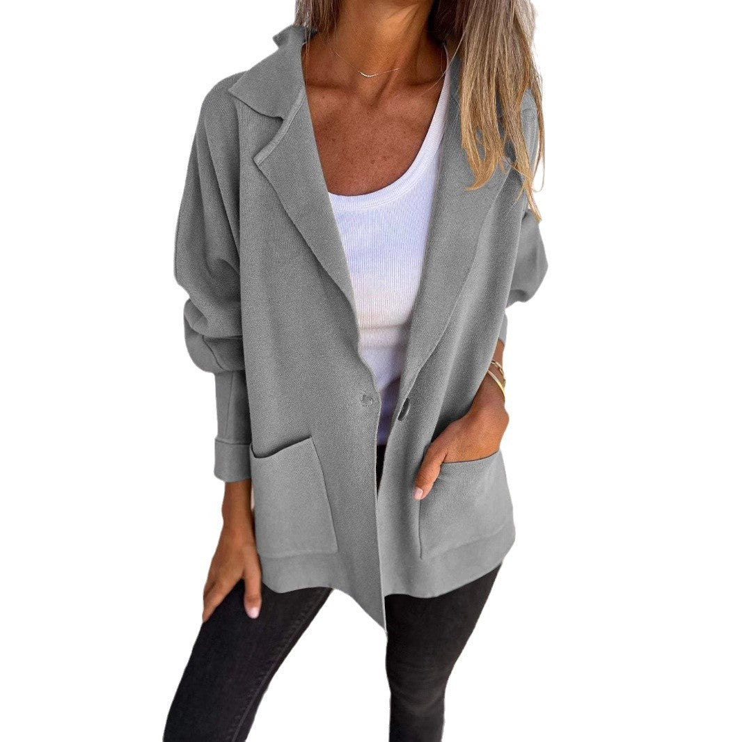 Damen modische Oversized Blazer Drune