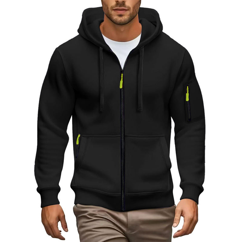 Herren Hochwertiger Zip-Hoodie Drune
