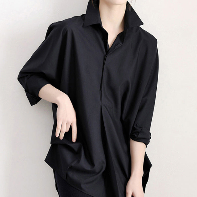 Damen Elegante Bluse mit modernem Schnitt Drune