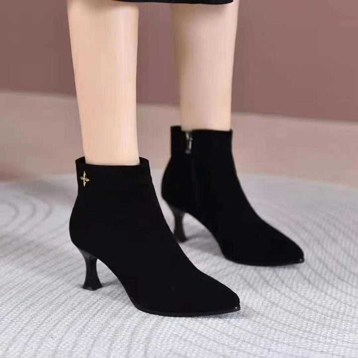 Damen Elegante und stilvolle Stiefeletten Drune