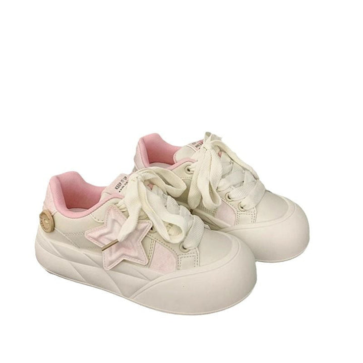 Damen Sneakers mit trendigem Sternen-Applikation und komfortabler Laufsohle Drune