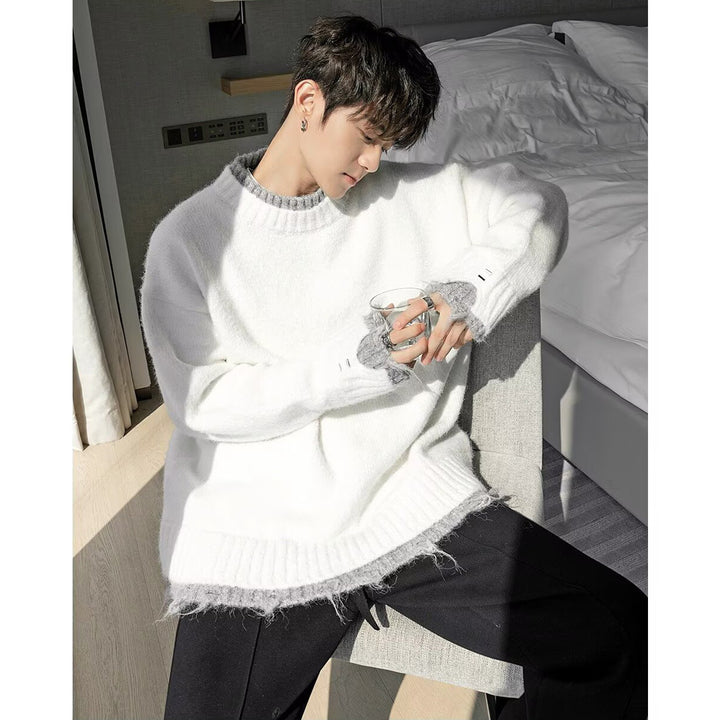 Damen Kuscheliger Oversized Pullover mit raffiniertem Schnitt Drune