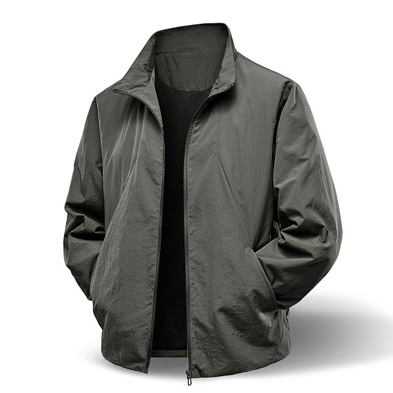 Herren Leichte Outdoor-Jacke mit atmungsaktivem Material