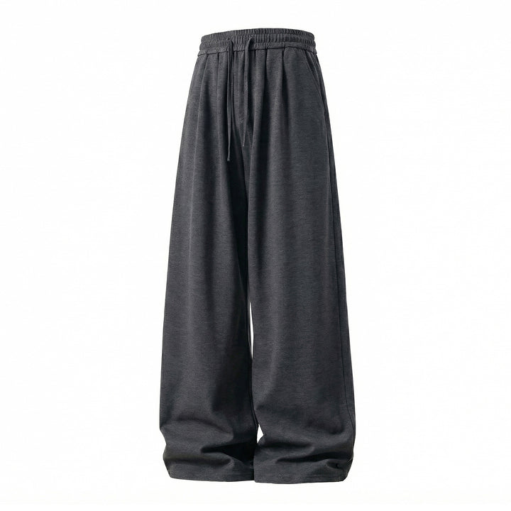 Unisex Extraweite Jersey-Palazzohose mit hohem elastischem Bund, Tunnelzug und fließender Weite Drune