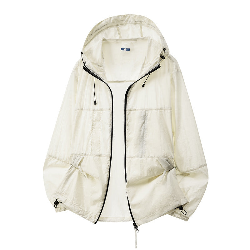 Herren Leichte Outdoor-Windjacke mit Kapuze Drune
