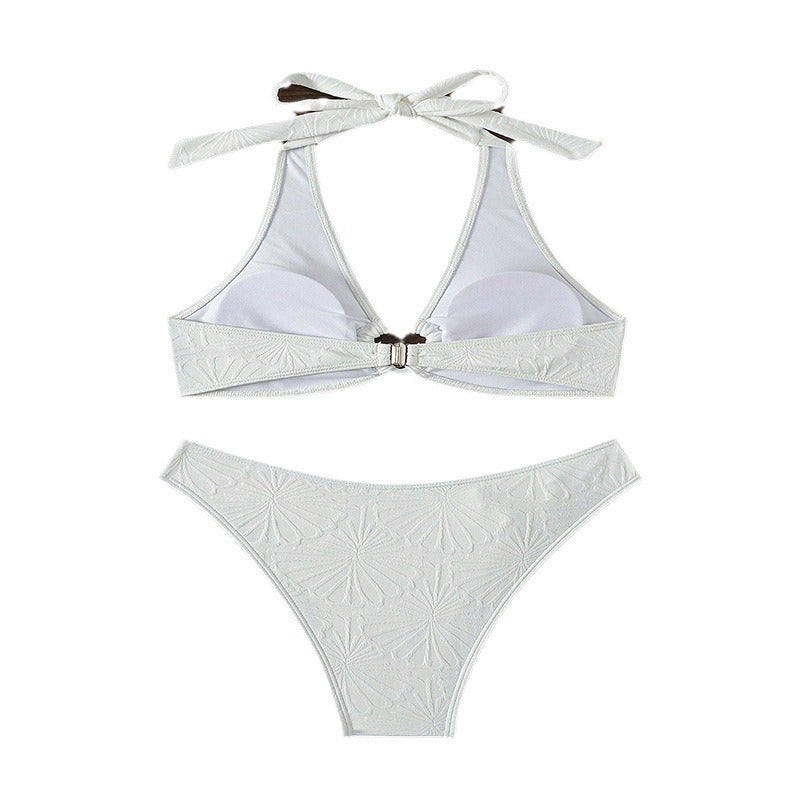 Damen Triangel-Bikini mit Herzdetail Drune