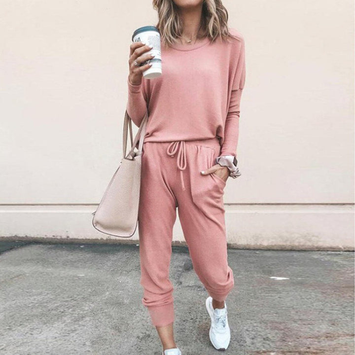 Damen Lässiger Jumpsuit mit praktischem Kordelzug und seitlichen Taschen Drune