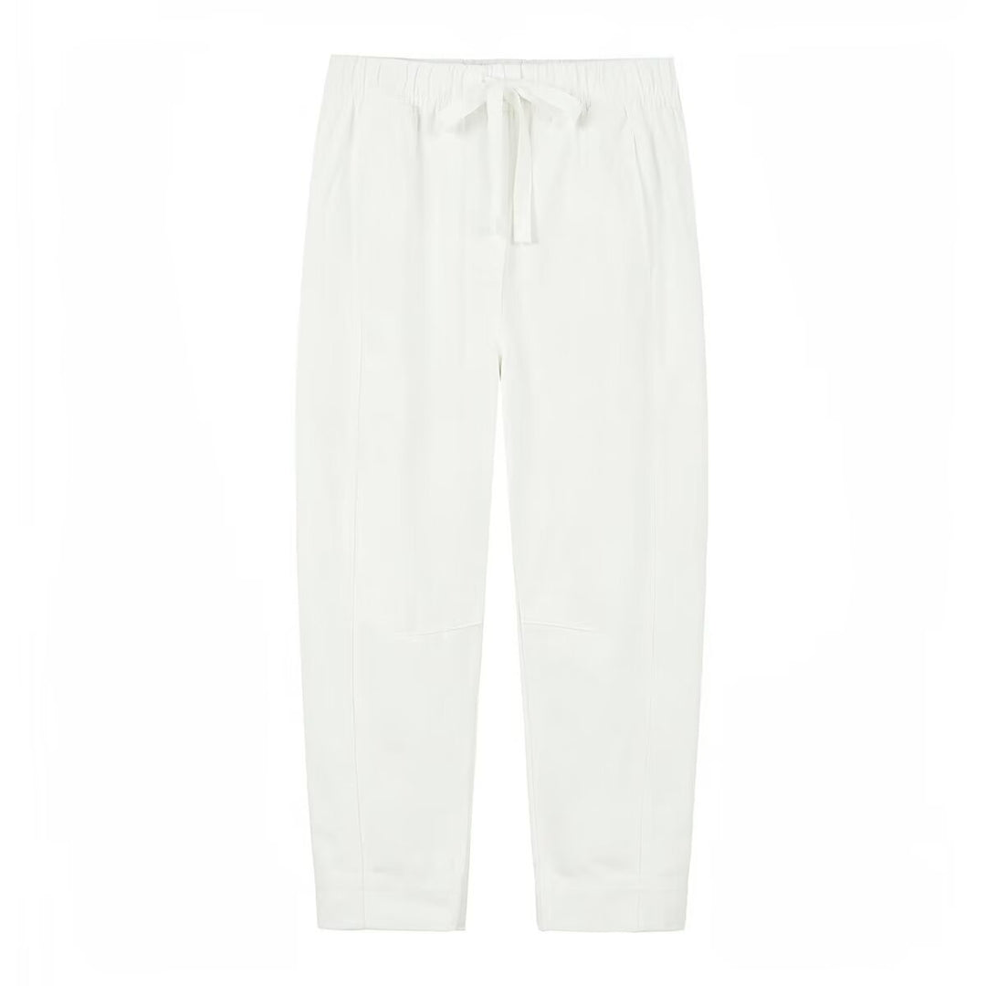 Damen entspannte Chino-Hose mit verstellbarem Taillenzug und praktischem Schnitt Drune