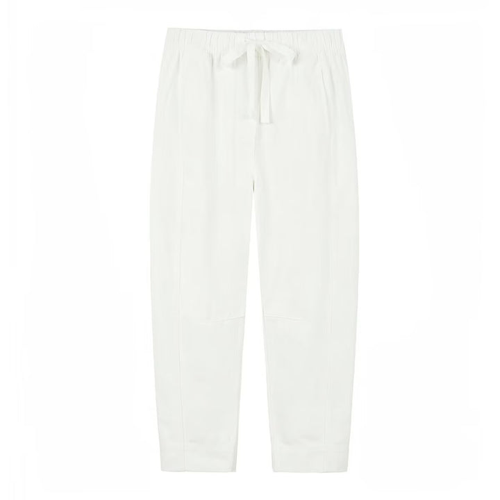 Damen entspannte Chino-Hose mit verstellbarem Taillenzug und praktischem Schnitt Drune