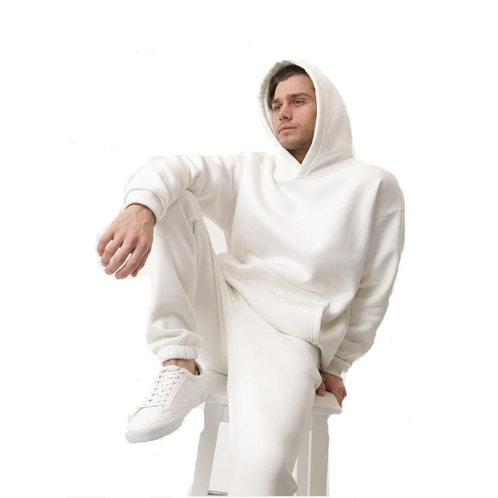 Damen nan extraweicher Oversize-Hoodie mit strukturierter Kängurutasche, überschnittener Schulter und angerauter Innenseite Drune