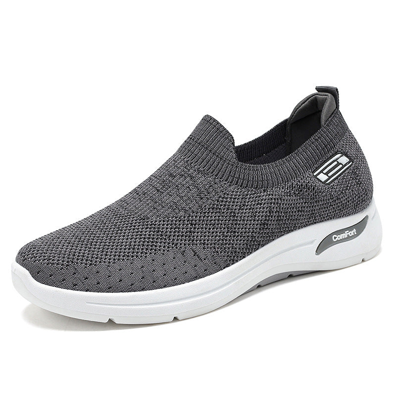 Herren nan gestrickter Slip-On-Laufschuh mit Memory-Foam-Komfortsohle Drune