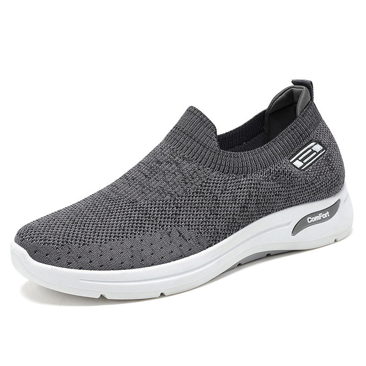 Herren nan gestrickter Slip-On-Laufschuh mit Memory-Foam-Komfortsohle Drune