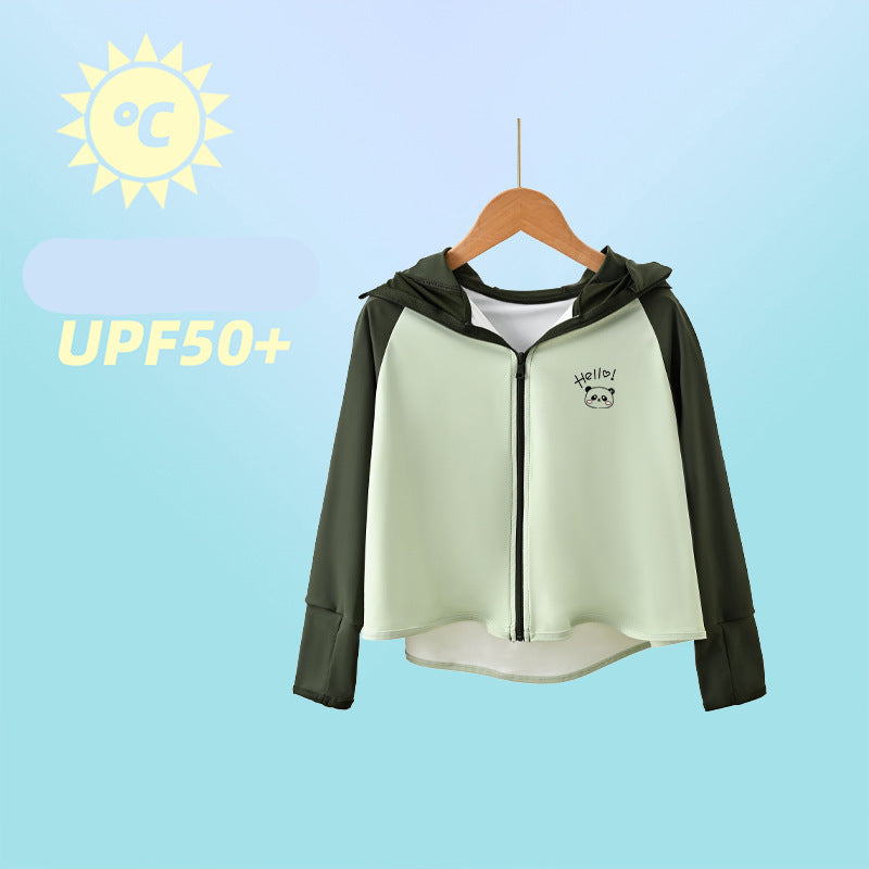 Damen sportliche UV-Schutzjacke mit Kapuze Drune
