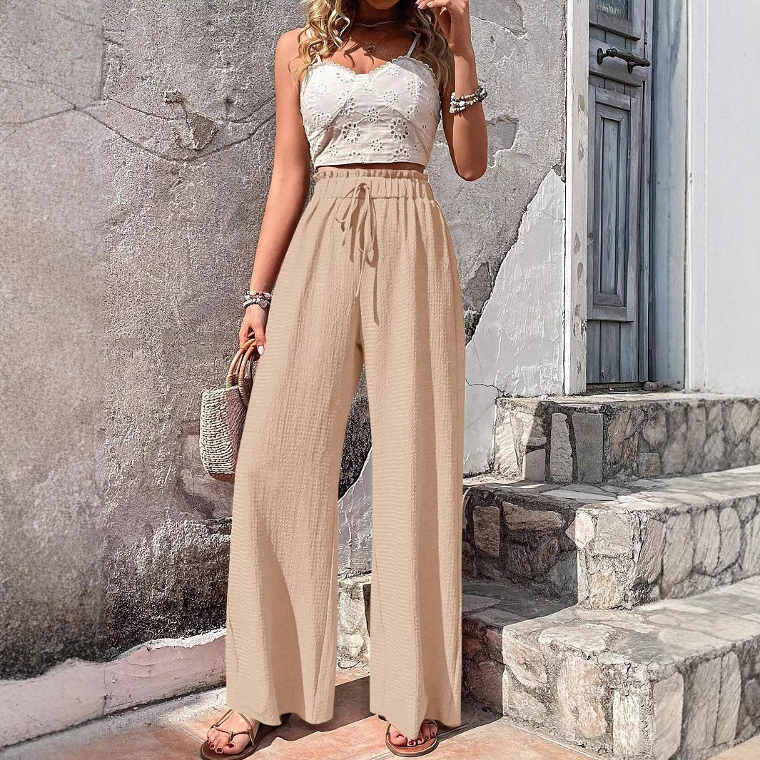 Damen weite Hosen Drune