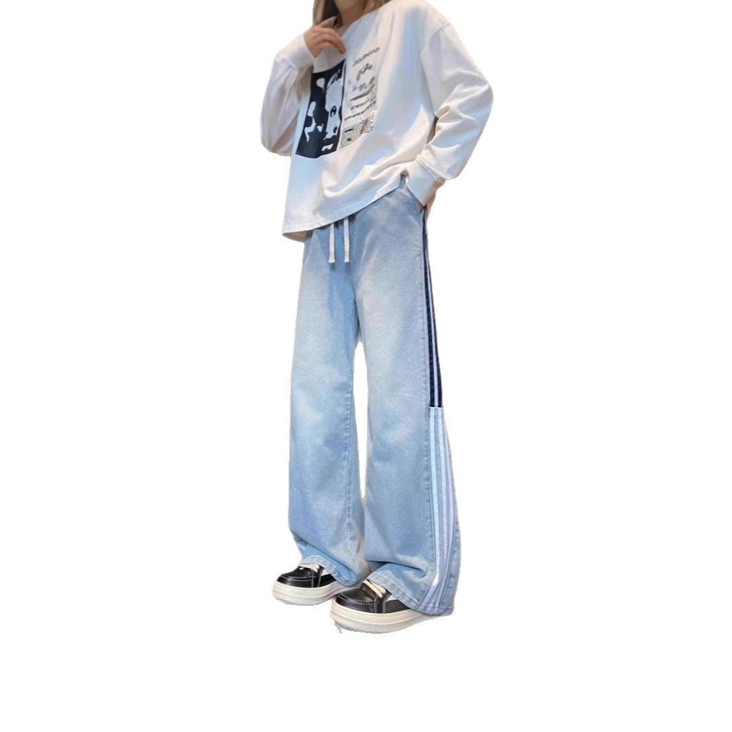 Herren Modische Baggy-Jeans Drune