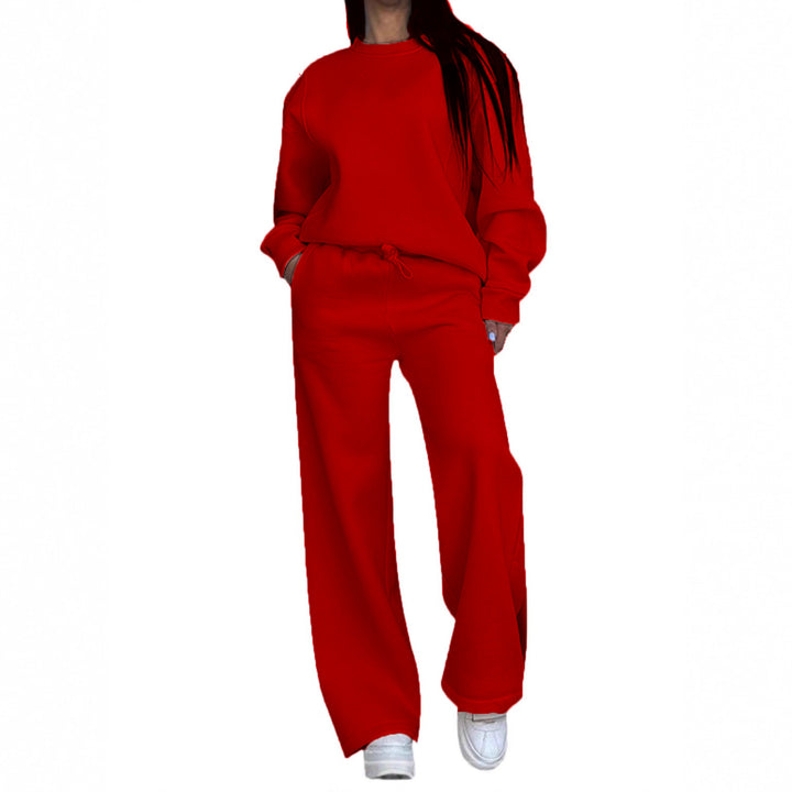 Damen nan lässiges Oversize Sweatshirt und weite Jogginghose Set Drune