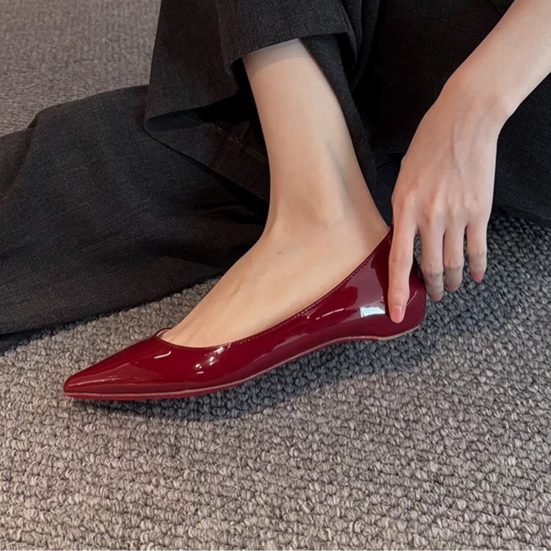 Damen elegante spitze Ballerinas Drune