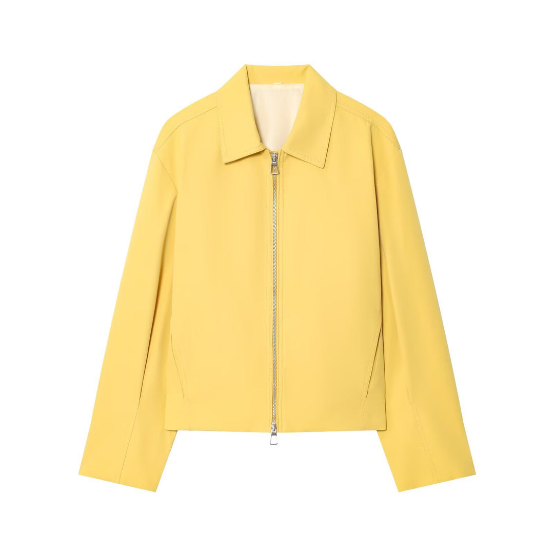Damen modische Übergangsjacke mit leichtem Material und praktischen Taschen Drune